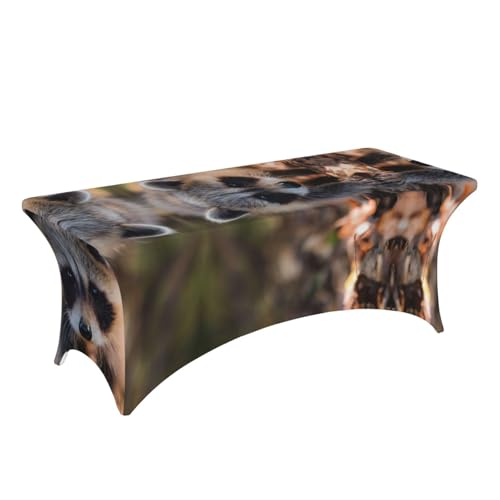 Nappe élasthanne raton laveur anti pli protection table - 4