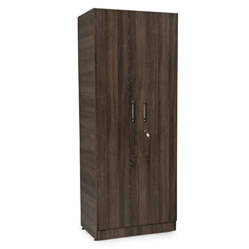 Image of Wakefit Wardrobe | 1 Year Warranty | Engineered Wood Almirah, Cupboard for Clothes Storage | 2 Door, 1 Hanging Space | Taffeta - Napa Oak