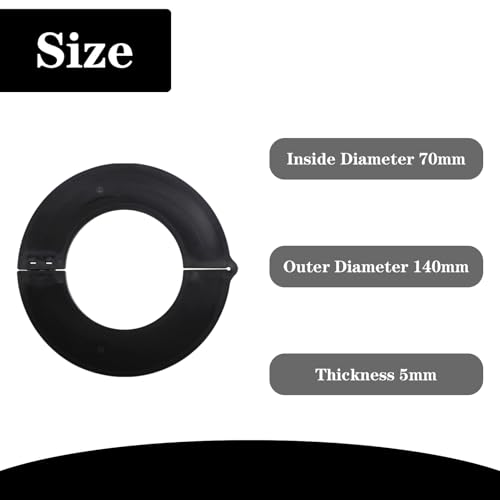 Image of 8 Pack 70MM Excavator Bucket Pin Shim Kit Detachable for Excavator and Skid Steer Fit for Cat Volvo New Holland Komatsu, 5mm Thickness