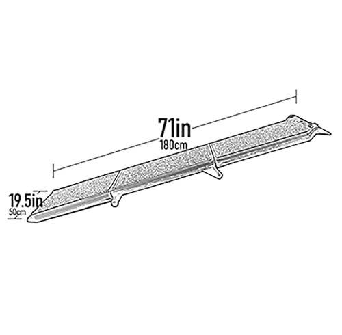 Pet Gear supertraX Ramps for Dogs and Cats, Maximum Traction Surface, Portable/Easy-Fold (No Tools Required), Built in Handle for Travel, 42-71 Inches Long, Supports 150-200lbs, Emerald - Image 3