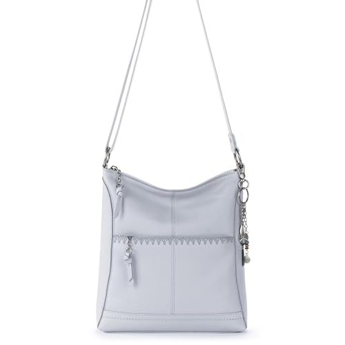 Image of The Sak Lucia Leather Crossbody Purse - Premium Leather Women's Handbag for Everyday & Travel - Cross Body Bag With Zipper