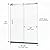56-60" W x 72" H Shower Door,Frameless Sliding Shower Door with 1 Handle, Shower Glass Door with 5/16" (8mm) Clear SGCC Tempered Glass, Stainless Steel Hardware (Brushed Nickel)