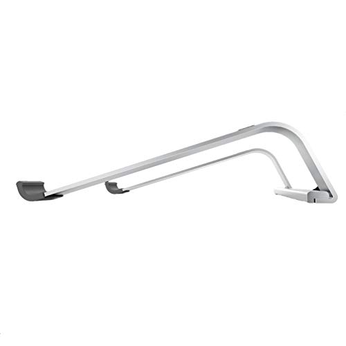 Yuanu Soporte para Laptop Ajustable ErgonóMico Computadora PortáTil De Escritorio Sostenedor De Enfriamiento Elevador PortáTil para Laptop AleacióN De Aluminio Soporte para Computadora PortáTil Plata