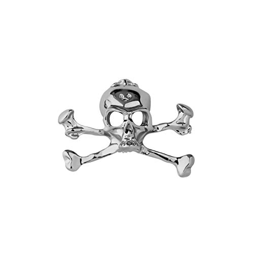 CENWA Skull Head Pin Brooch Skull Collar Pins Halloween Night Party Gift Pirate Pin Brooch