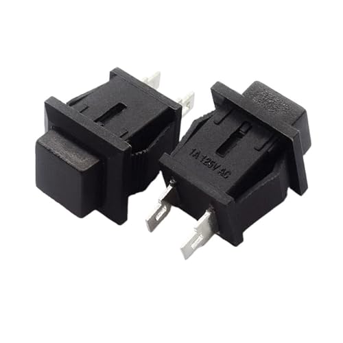 Interruptor DS430 NA NC pulsador negro de panel pack 100 unidades electrónica