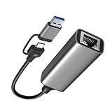 Gigabit-Ethernet-Adapter, Gigabit-Ethernet, USB 3.0, Plug & Play-Adapter, schnelle Übertragung,...