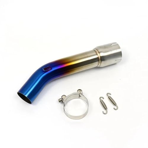 JTWMTY Diseño Deportivo y Moderno. Silenciador De Escape para Motocicleta, Tubo De Enlace Intermedio Modificado para Y&amaha YZF FZ1 FZ1N FZ1000 2006-15 Tubo De Escape(Style 2)