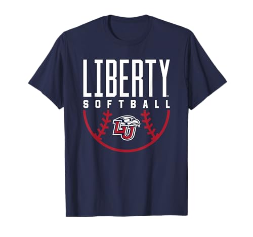 Liberty University Flames Softball Arch T-Shirt