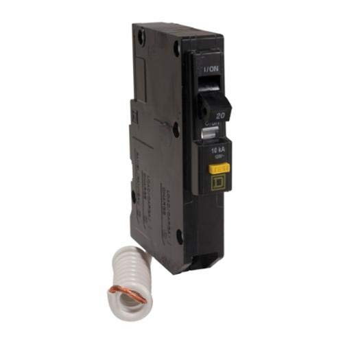 Square D Qwik-Gard QO130GFI Ground-Fault Circuit Breaker, 120 VAC, 30 A, 10 kA Interrupt, 1 Pole