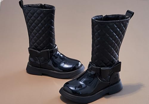 Girls Knee High Fashion Riding Boots Side Zipper Winter Warm Shoes for Toddler/Little Kid4