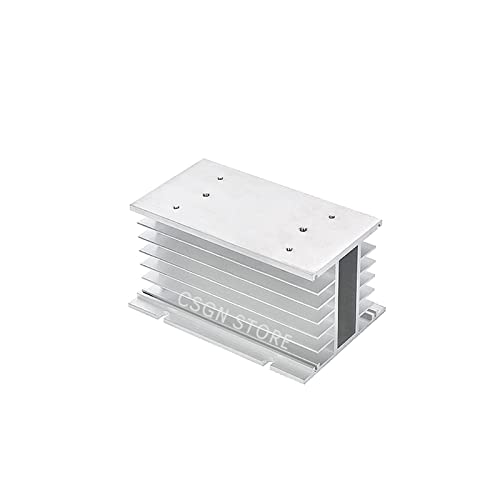 Relais semi-conducteur triphasé SSR 60A 120A anti-surchauffe avec radiateur