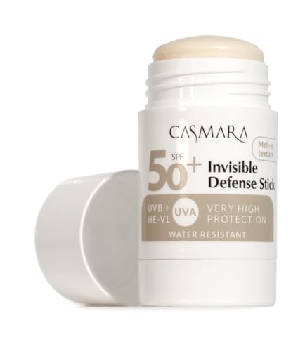 CASMARA - Protector Solar Facial SPF 50+ en Stick Invisible – Protección UVA UVB y Luz Azul – crema solar facial 50 Hidratante y Antiedad – Reaplicación Fácil para Uso Diario y Deporte