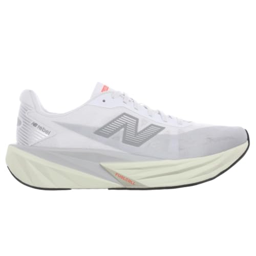new balance(ニューバランス) 陸上/ランニング ランニングシューズ FuelCell Rebel v5 メンズ 25.5 ホワイト×ライトグレー
