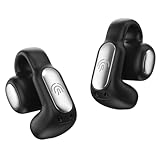 【音質至上主義第二弾!イヤーカフ型の新次元】 Earaku (イアラク) AirCuff F306 イヤーカフイヤホン ワイヤレスイヤホン オープンイヤー イヤーカフ型 超軽量 耳を塞がない 耳挟み式イヤホン 音漏れ無し DSP機能 独自Incusアルゴリズム オープンイヤーヘッドホン 業界トップ音質 36時間再生 Bluetooth5.4/マルチポイント接続 (ブラック)