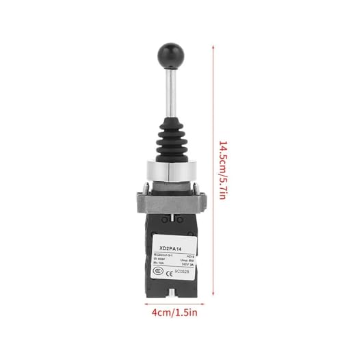 Commutateur de joystick XD2-PA14 autobloquant à levier - 4