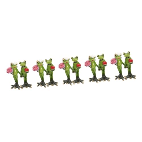 Statue de couple de grenouille pour égayer un jardin triste et sans vie