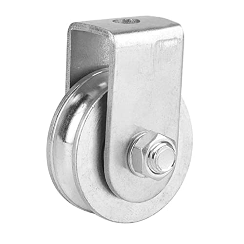 HEALLILY Single Wheel Pulley Steel Loading Pulley for Wire Rope System for Fitness Climbing and Industrial Applications