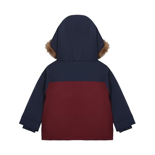 Image of Carter's Boys' Warm Winter Parka Hooded Jacket