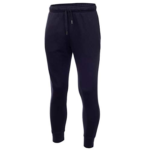 Calvin Klein Hommes Plan te Performance Toison coton Joggers - Marine - M