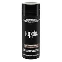 Toppik Hair Building Fibres - Hides Hair Loss - Natural and Fuller Look - Organic Keratin - Easy to Apply - For Men & Women - Hair Care - Hair Loss Products - Hairline Powder - 27.5g - Medium Brown