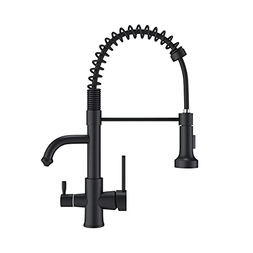 TVTIUO Rubinetti da cucina a 3 vie rubinetto cucina con