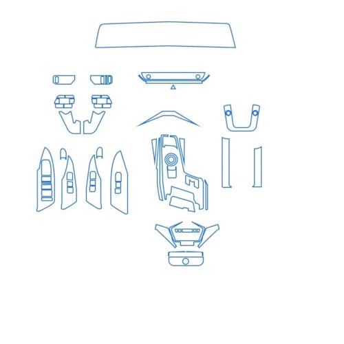 Protecteur GPS de voiture anti-rayures et transparent pour Kia K8