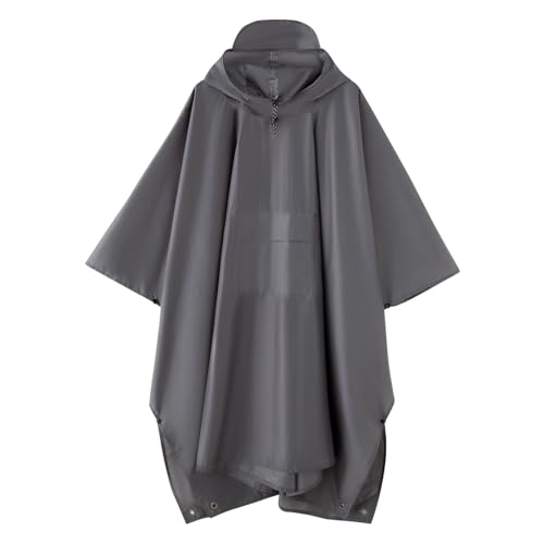 Image of Multi functional cape hooded raincoat suitable for outdoor camping and hiking, suitable for both men and women