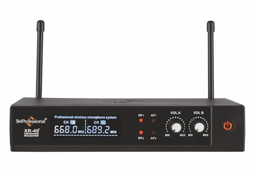 Image of Studiomaster SM Professional XR 40HH Dual Hand Wireless Microphone Mk3