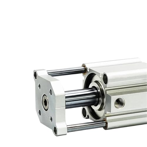 Cylindre pneumatique compact CQMB20 double effet à tige guidée course 5mm - 4