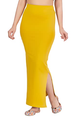 Image of Studio Shringaar Women's Pure Cotton Stretchable Saree Shapewear Petticoat