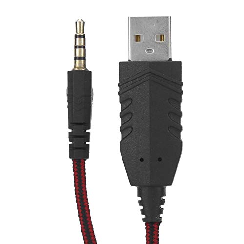 GT97-headset voor Gaming, Bedrade Stereoheadset met Microfoon voor Pc, Actieve Ruisonderdrukkingsfunctie, Professionele Bedrade Gamingheadset voor Pc-laptop - Afbeelding 4