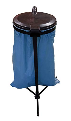 QUICK STAR Müllsackständer inkl 25 Müllsäcken 120 Liter Stahlblech Gelber-Sack Ständer Müllbeutelhalter Müllsackhalter Abfallbehälter - Image 3