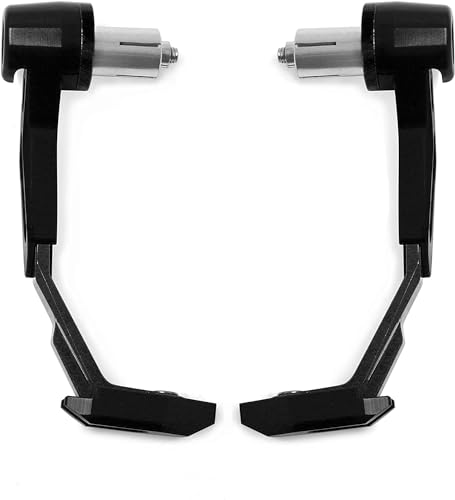 Image of SGTB Universal Motorcycle Bike Clutch Levers Protector Brake Guard Handguard Adjustable & Extendable for All Bikes G310 GS RR TVS Ntorq Raider Ronin Apache RR 310 RTR 160 310 200 4v Hness CB350 Black