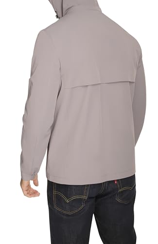 Image of Cole Haan Men's Long Sleeve Hooded Rain Parka