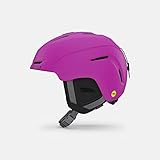Giro Neo Jr. MIPS Kinder Skihelm – Snowboardhelm für Jugendliche, Jungen & Mädchen – Matt Bright Pink – S (52-55,5 cm)