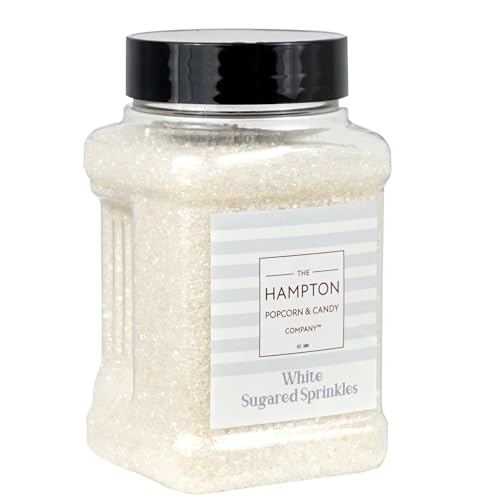 Sanding Sugar White Sprinkles 16 oz, Sugar Sprinkles, Sanding Sugar