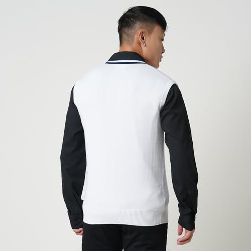 Image of Globus Men Sweater Vest (GS569219 White S)