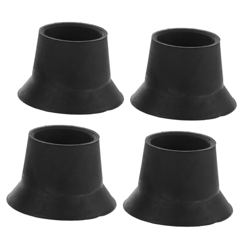 Housoutil 4Pcs Trampoline Leg Covers Foot Pads for Noise Reduction Skid Compatible with Trampoline Models Easy to Install Replace for