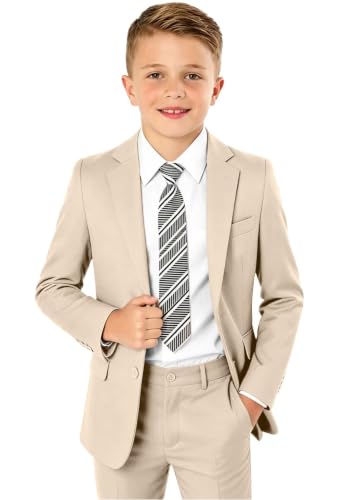 Image of Kids Suits for Boys Summer Dress Clothes Toddler Boy Tuxedo Wedding Outfit