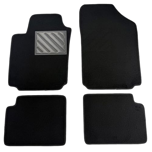 Tappetini auto grigi per: Fiat Stilo hatchback, station wagon (2000-2008