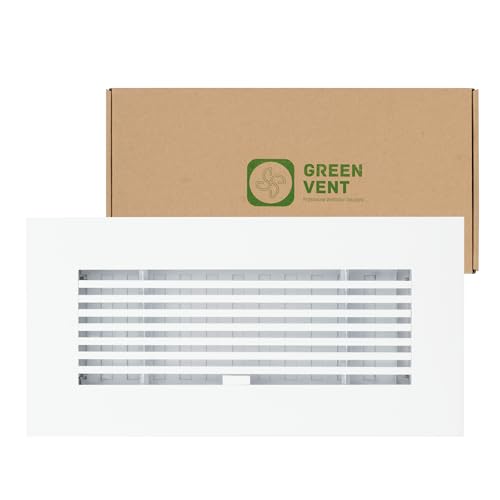 Grille d'aération alu 4x10 réglable pour stopper les bruits de sifflement