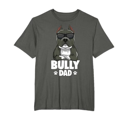 American Bully Dad Dogs Dad Men T-Shirt