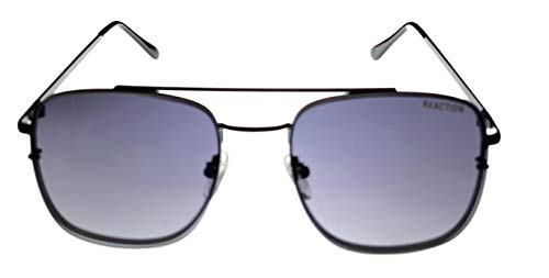 Kenneth Cole Reaction Mens Satin Black Rimless Front Mount Sunglass, Gradient Lens KC1399. 1B2