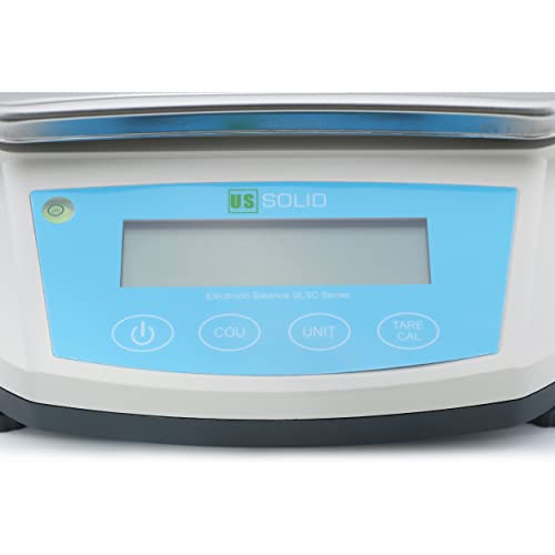 U.S. Solid Präzisionswaage Laborwaagen 5000g x 0.01g, RS232 Schnittstellen, AC100V-240V