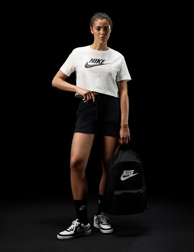 Nike, Heritage, Rucksack, Schwarz/Schwarz/Weiß, 25Lt, Unisex Erwachsener