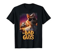 Officially Licensed The Bad Guys Apparel for Men - Women - Boys and Girls; Ms. Tarantula T-Shirts; Mr. Snake T-Shirts; Mr. Wolf T-Shirts; Mr. Shark T-Shirts; Mr. Piranha T-Shirts; Movie Poster T-Shirts; Getaway Car T-Shirts; Mr. Wolf Selfie T-Shirts;...