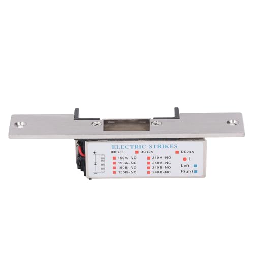Serrure à Gâche électrique Réglable Robustesse et Contrôle 12V - 4
