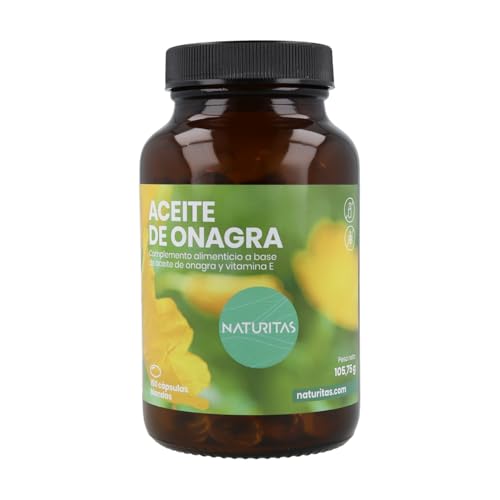 Aceite de Onagra 150 Perlas Naturitas Essentials | Protege las células | Complemento alimenticio a base de Onagra y Vitamina E