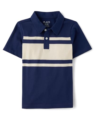 Image of The Children's Place Boys' Uniform Short Sleeve Pique Polo