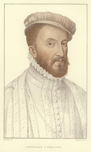 Affiche Toile Connétable D'armagnac Hans Holbein pour Sublimer un Grand Mur Vide de Salon